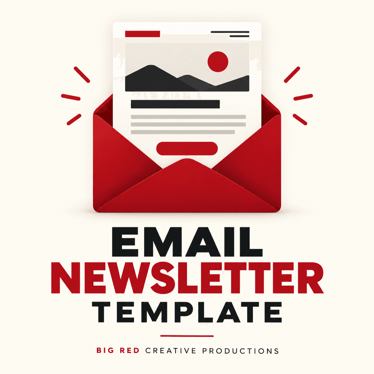 Email Newsletter Template placeholder